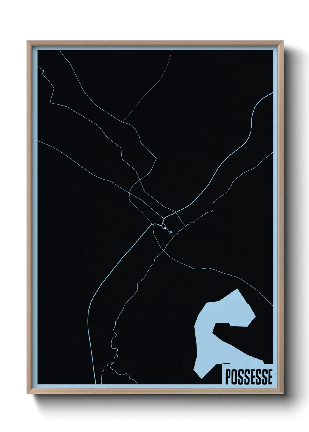 Une affiche de carte sur Possesse