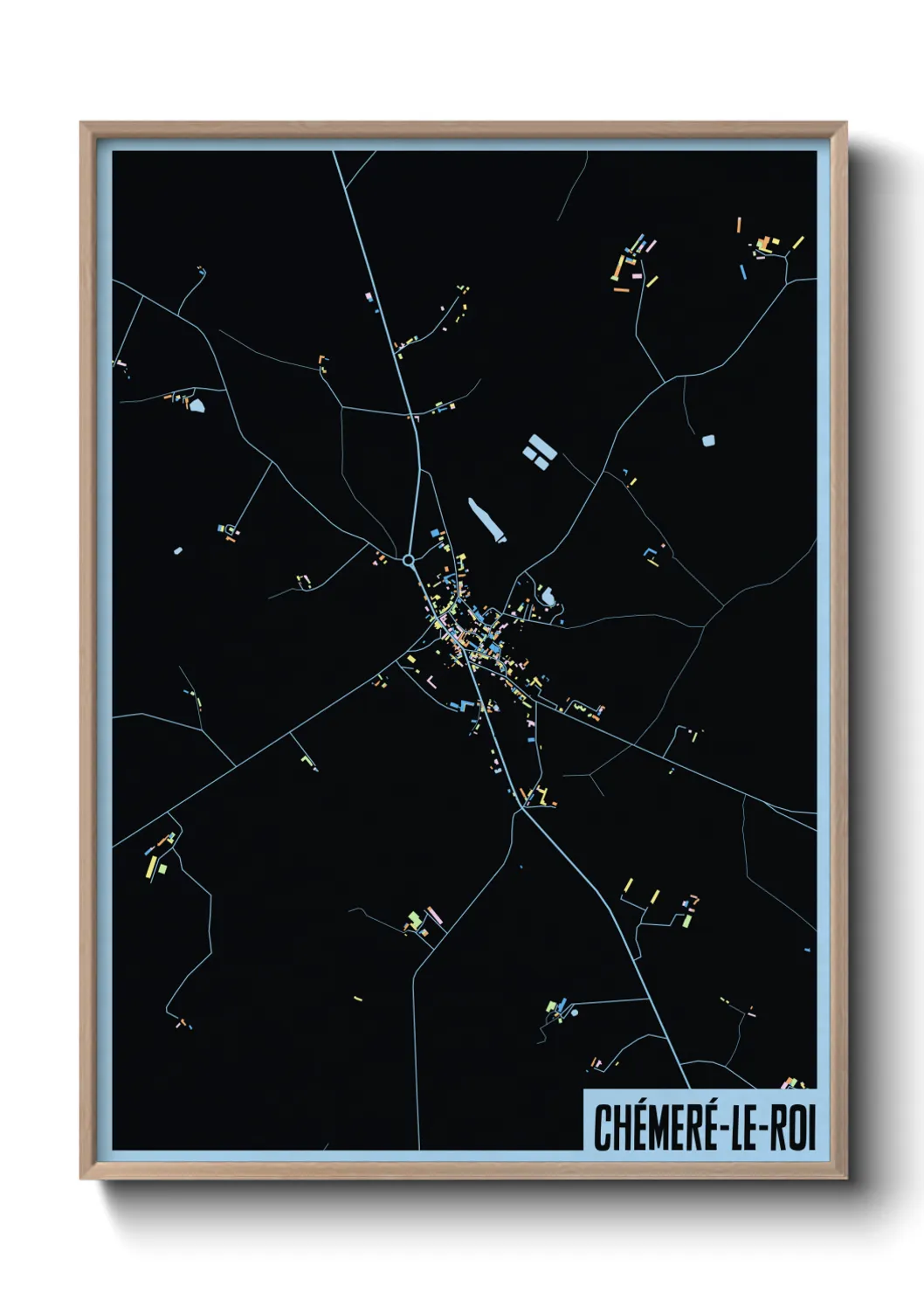 Un poster carteChémeré-le-Roi