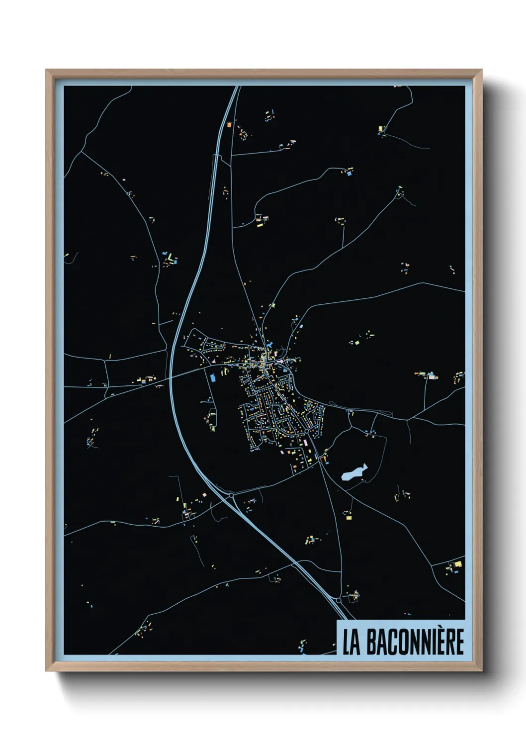 Un poster carteLa Baconnière