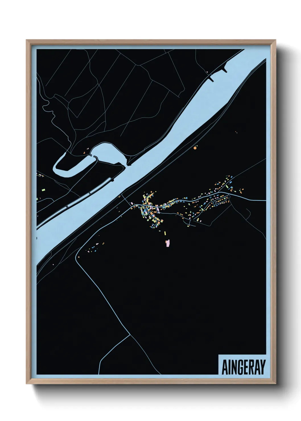 Une affiche de carte sur Aingeray