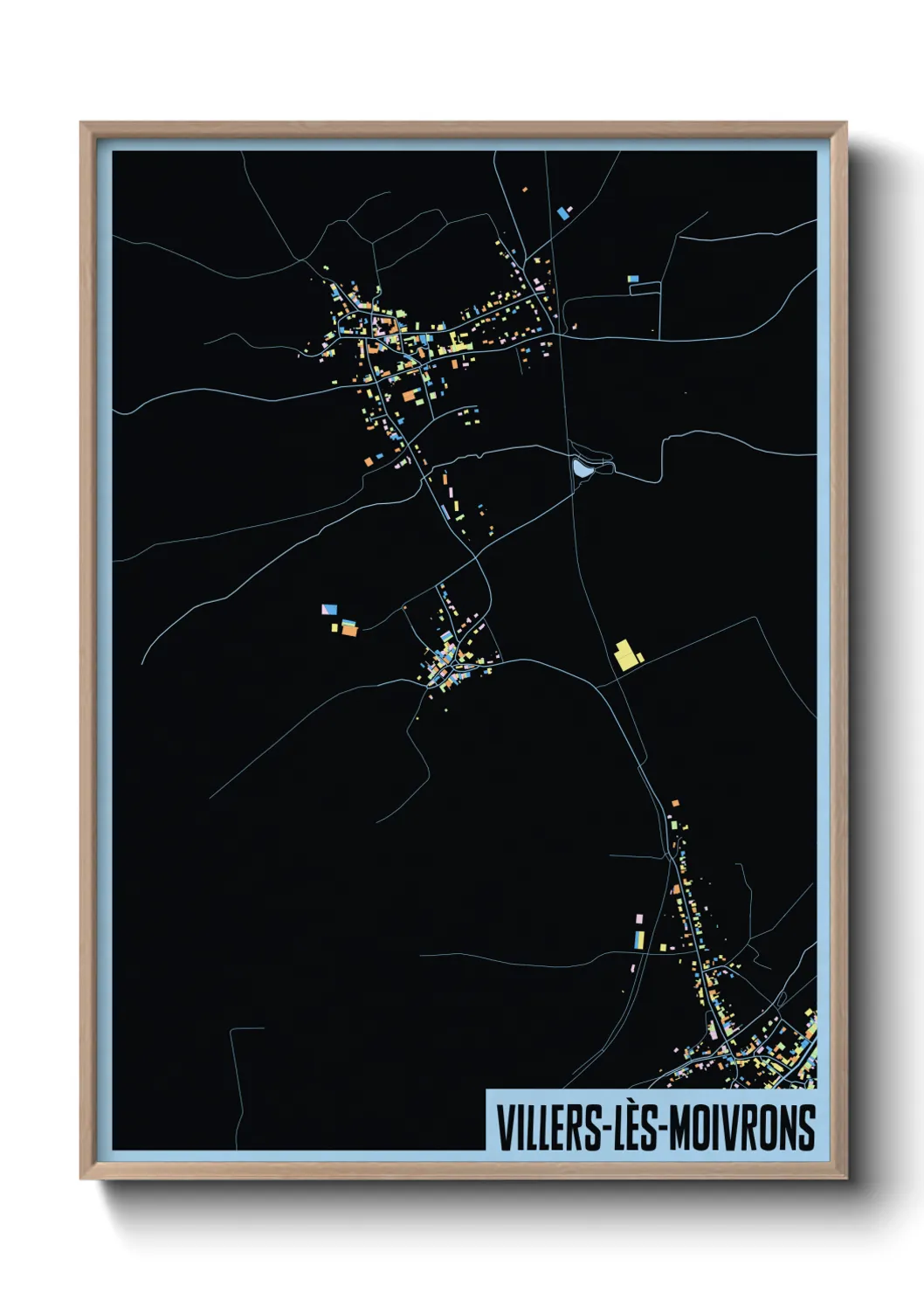 Un poster carteVillers-lès-Moivrons