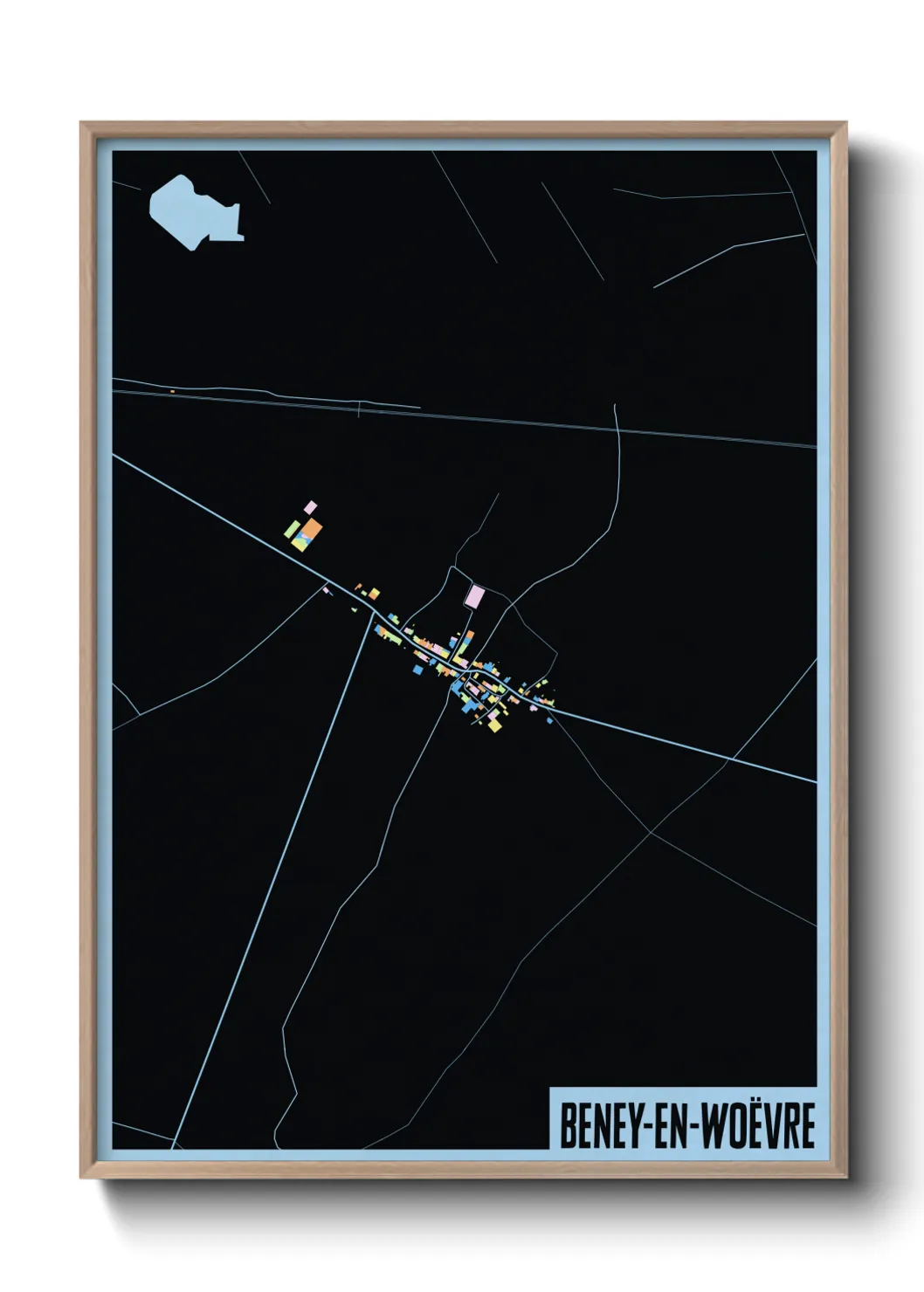 Un poster carteBeney-en-Woëvre