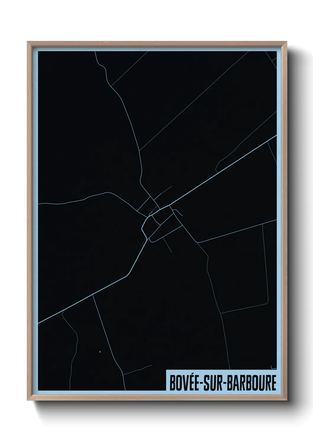 Un poster carteBovée-sur-Barboure