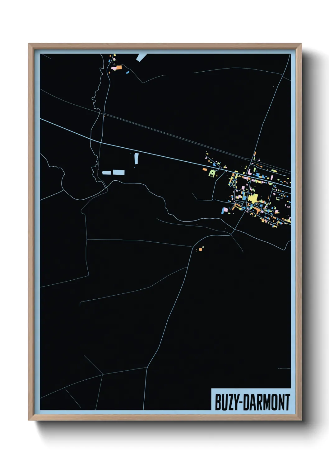 Un poster carteBuzy-Darmont