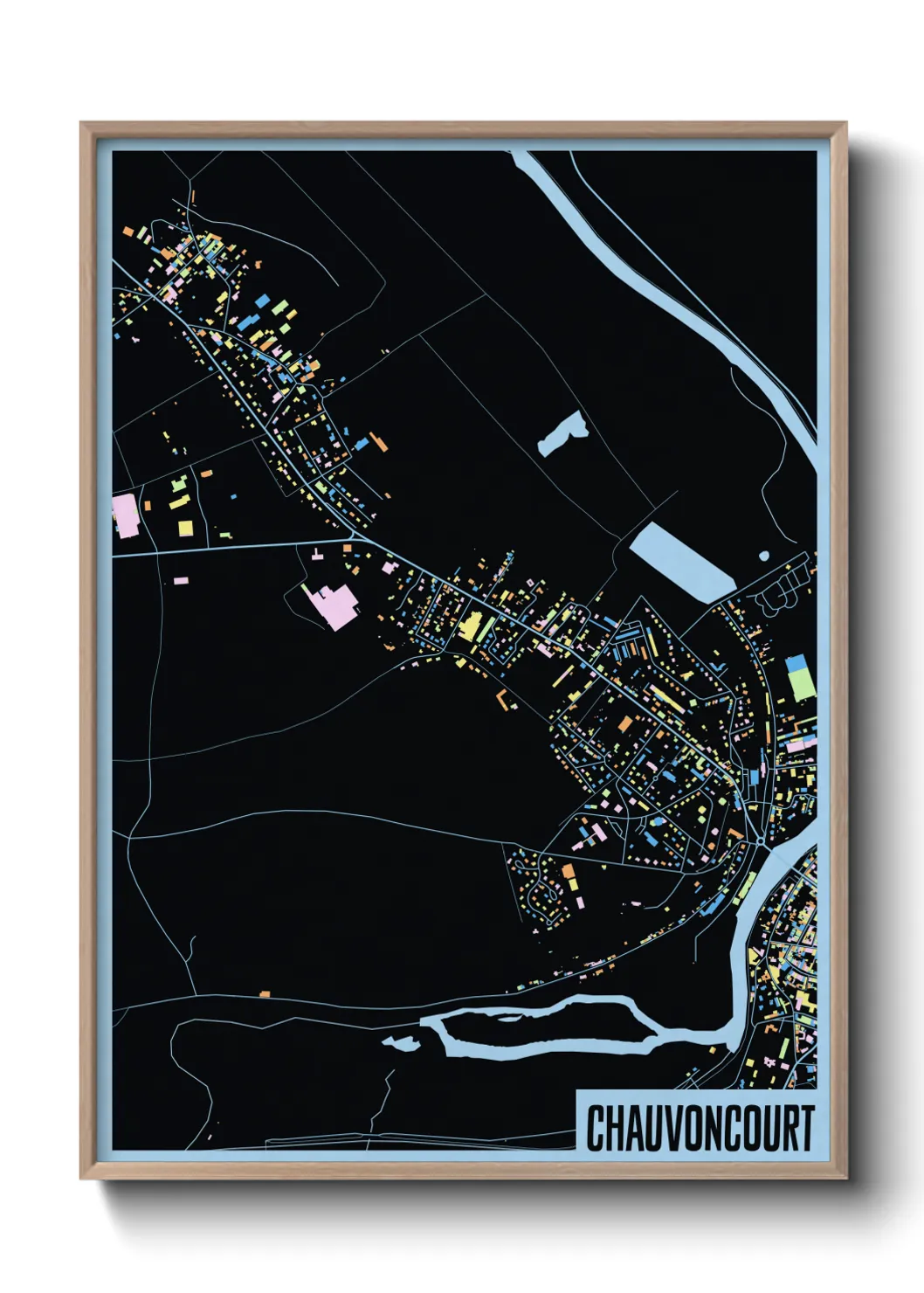 Un poster carteChauvoncourt