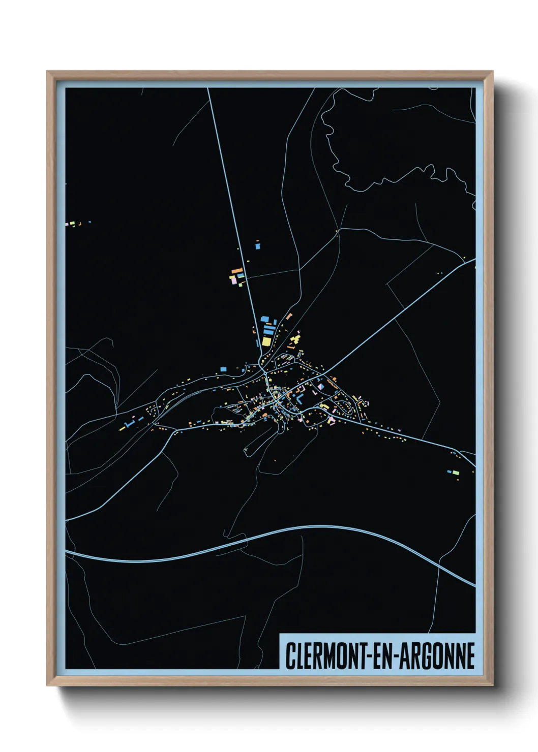 Un poster carteClermont-en-Argonne