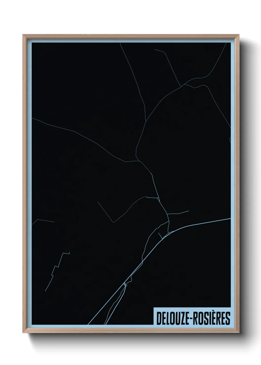 Un poster carteDelouze-Rosières