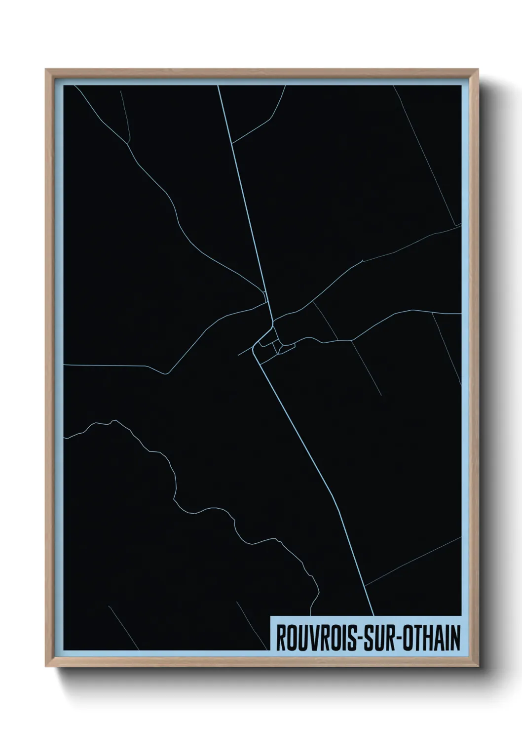 Un poster carteRouvrois-sur-Othain