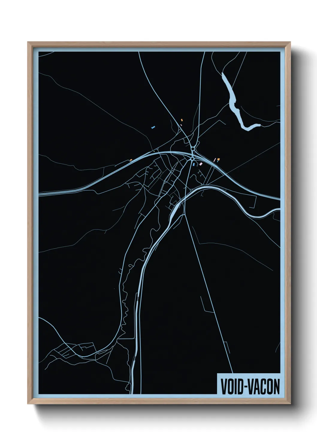 Une affiche de carte sur Void-Vacon