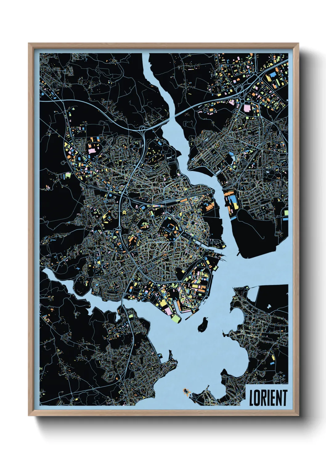 Un poster carteLorient