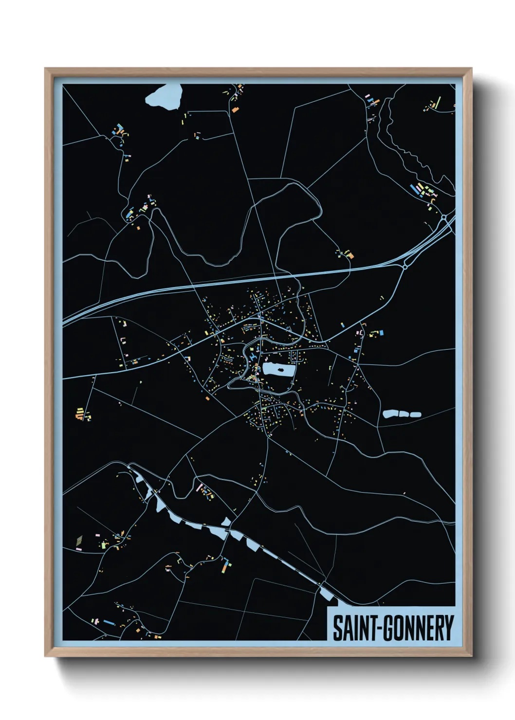 Un poster carteSaint-Gonnery