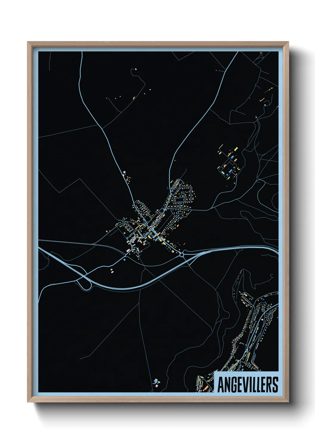 Un poster carteAngevillers