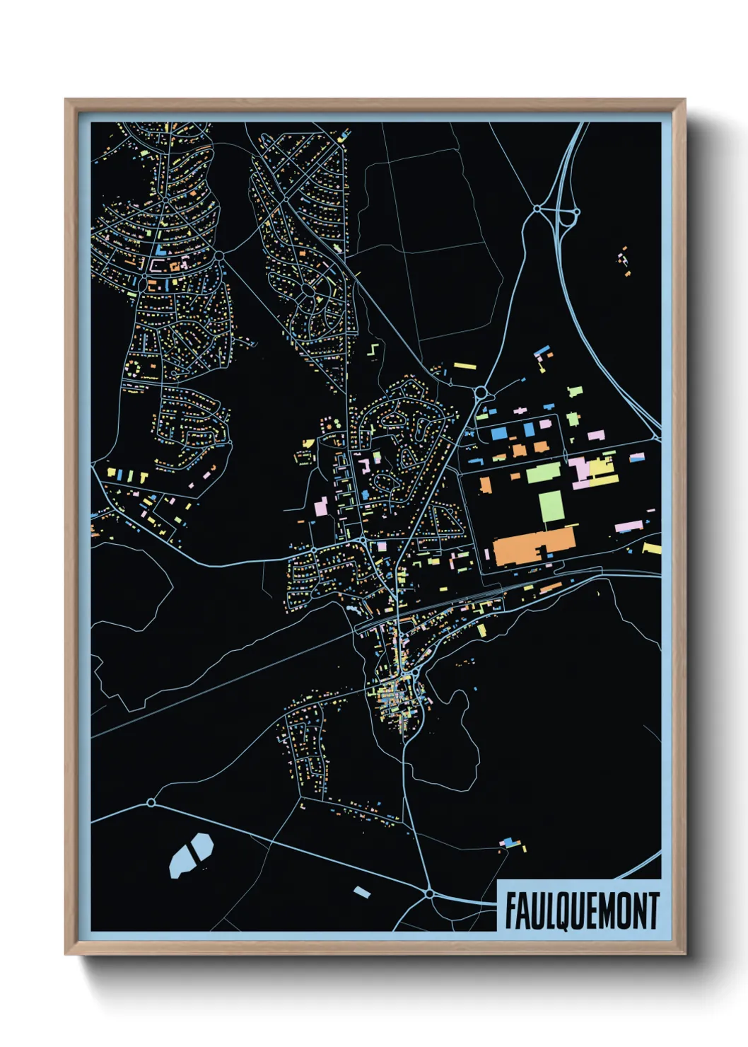 Un poster carteFaulquemont