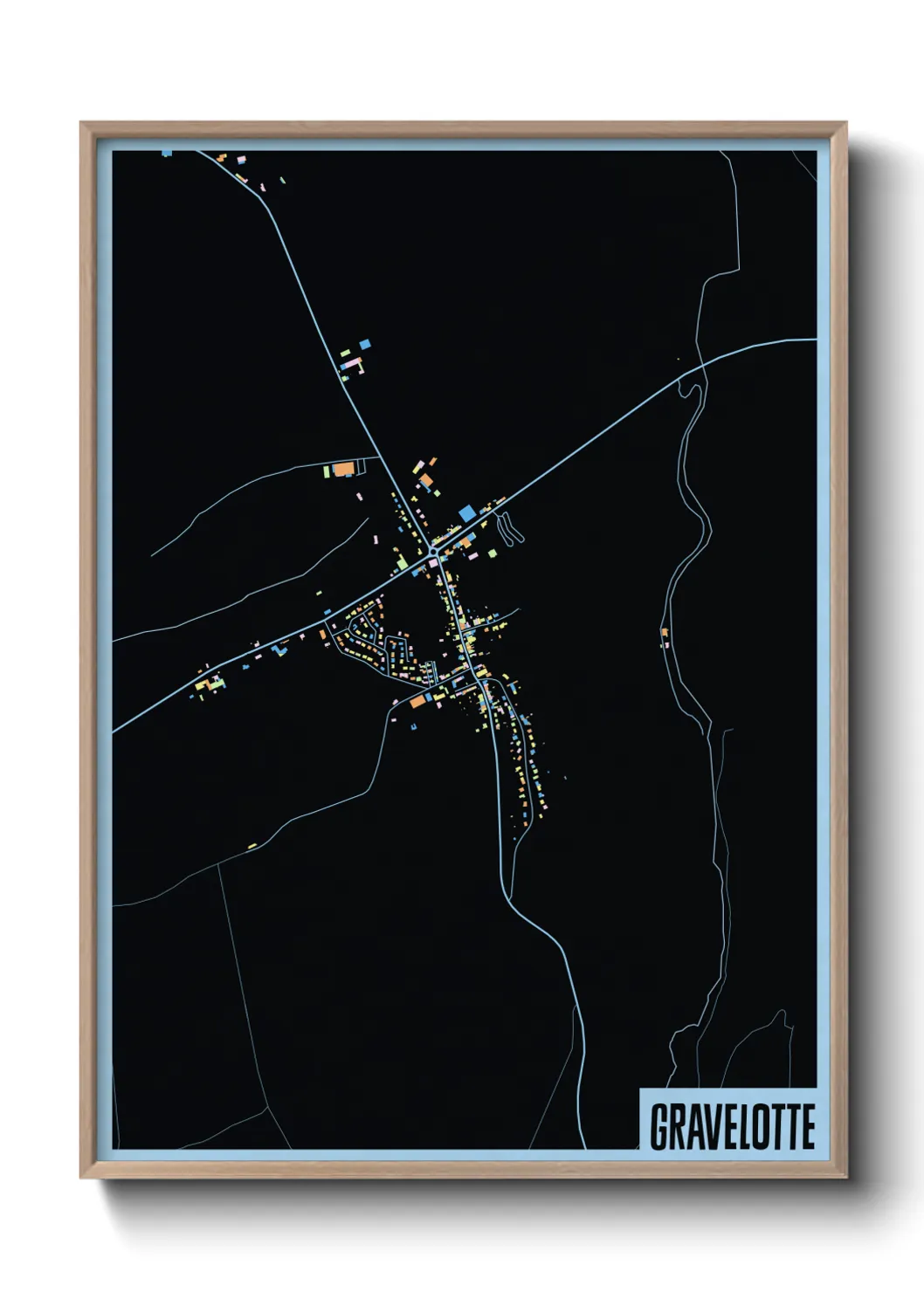 Une affiche de carte sur Gravelotte