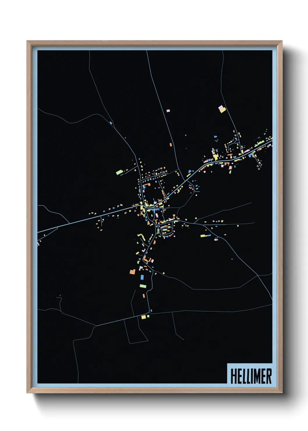 Une affiche de carte sur Hellimer