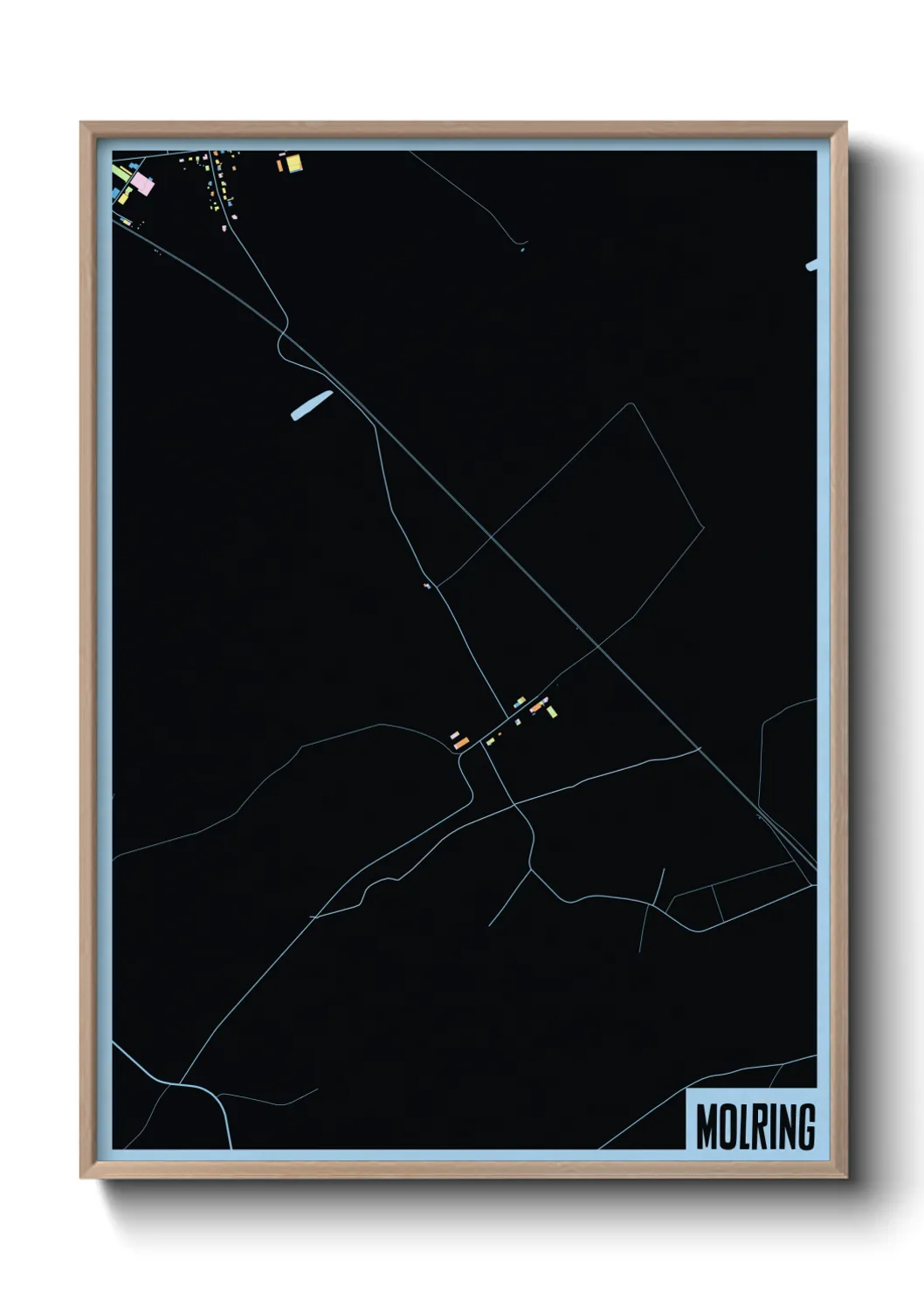 Une affiche de carte sur Molring