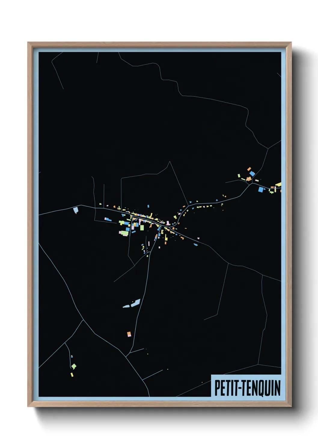 Un poster cartePetit-Tenquin