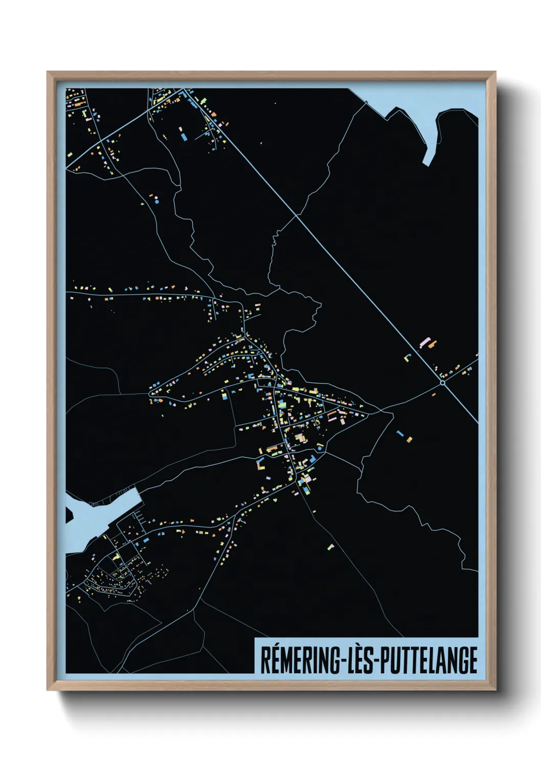 Un poster carteRémering-lès-Puttelange