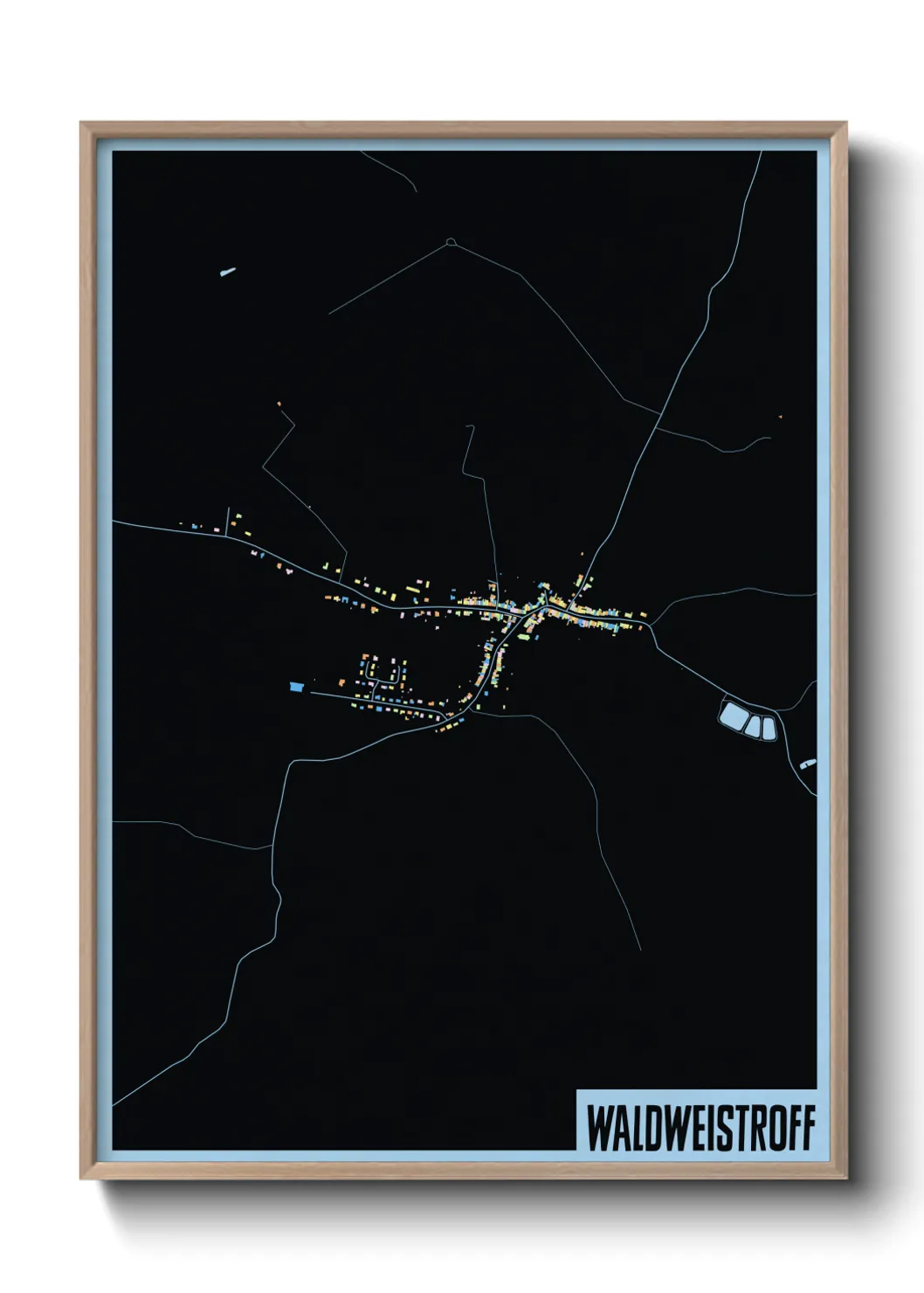 Un poster carteWaldweistroff