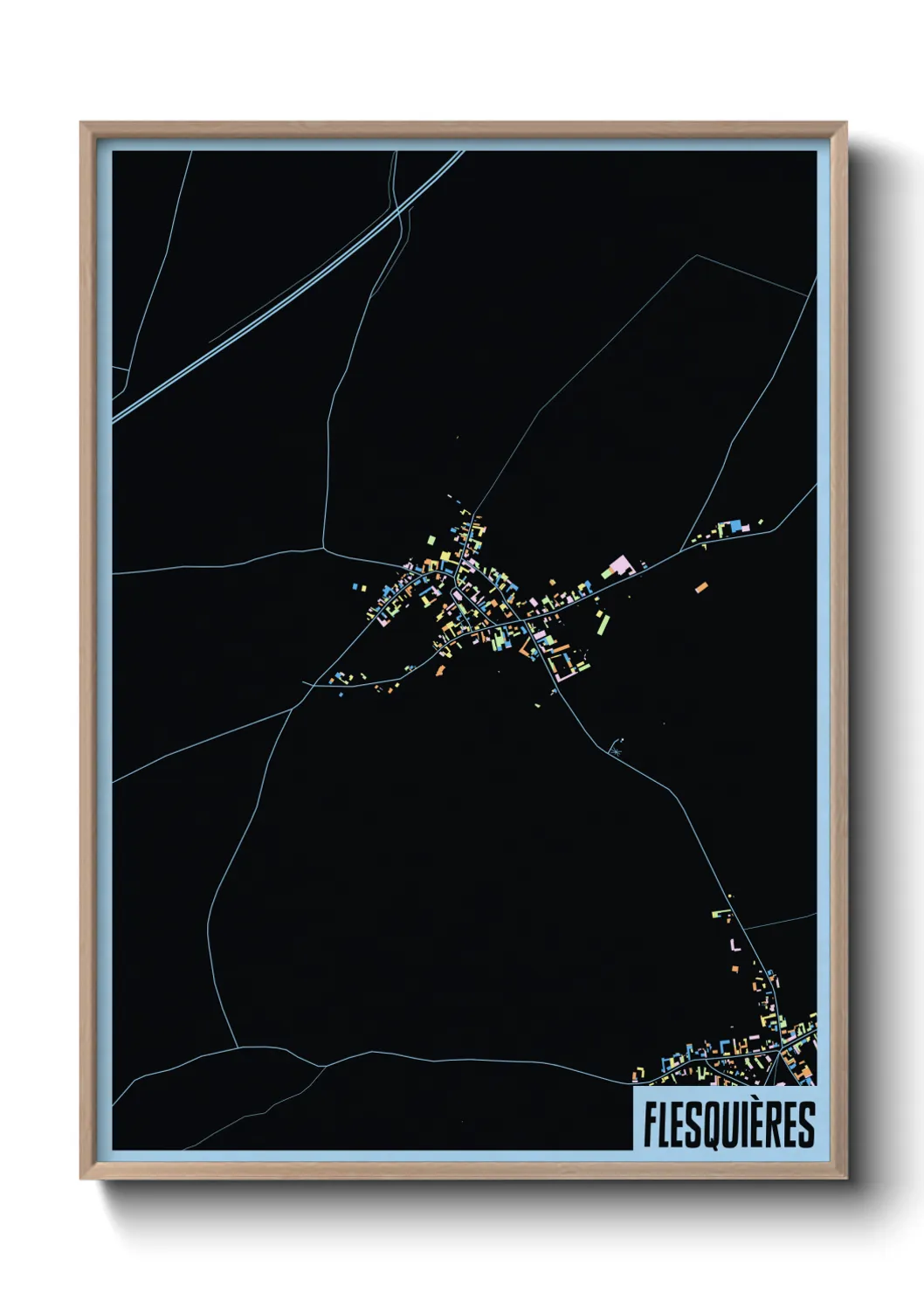 Une affiche de carte sur Flesquières