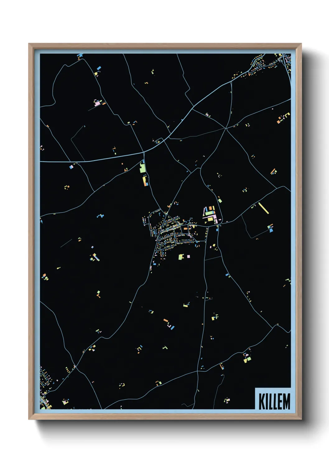 Une affiche de carte sur Killem