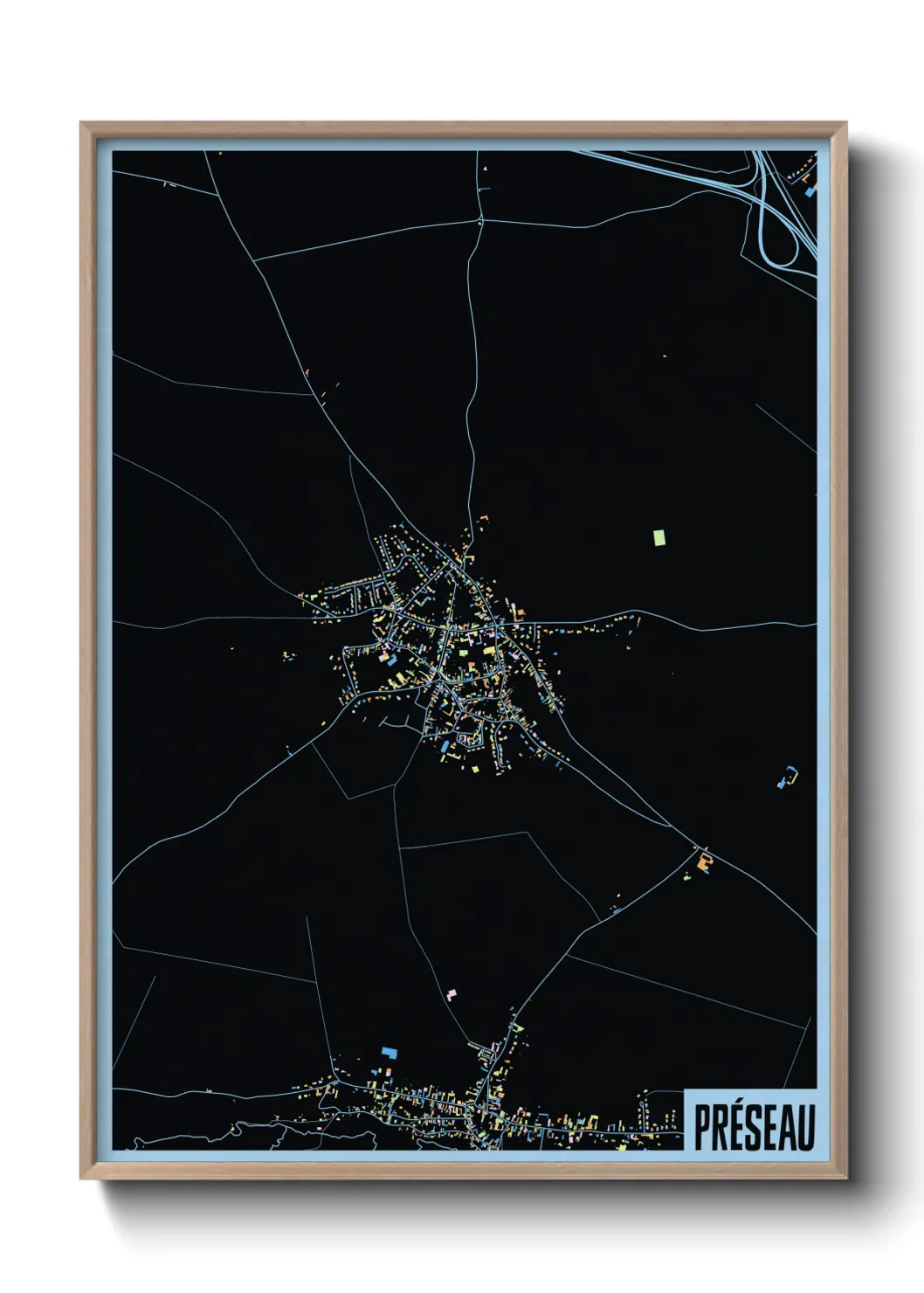 Un poster cartePréseau