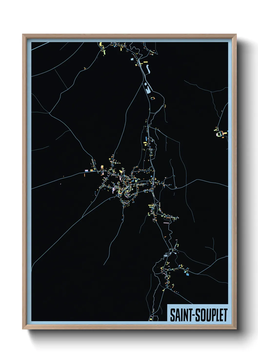 Un poster carteSaint-Souplet