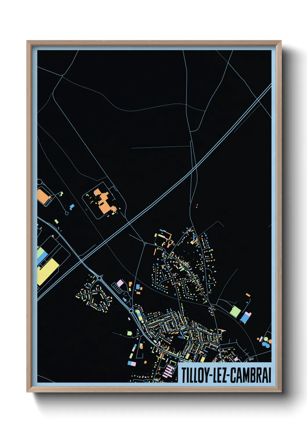 Un poster carteTilloy-lez-Cambrai