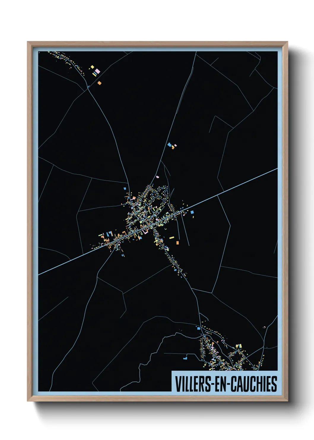 Un poster carteVillers-en-Cauchies