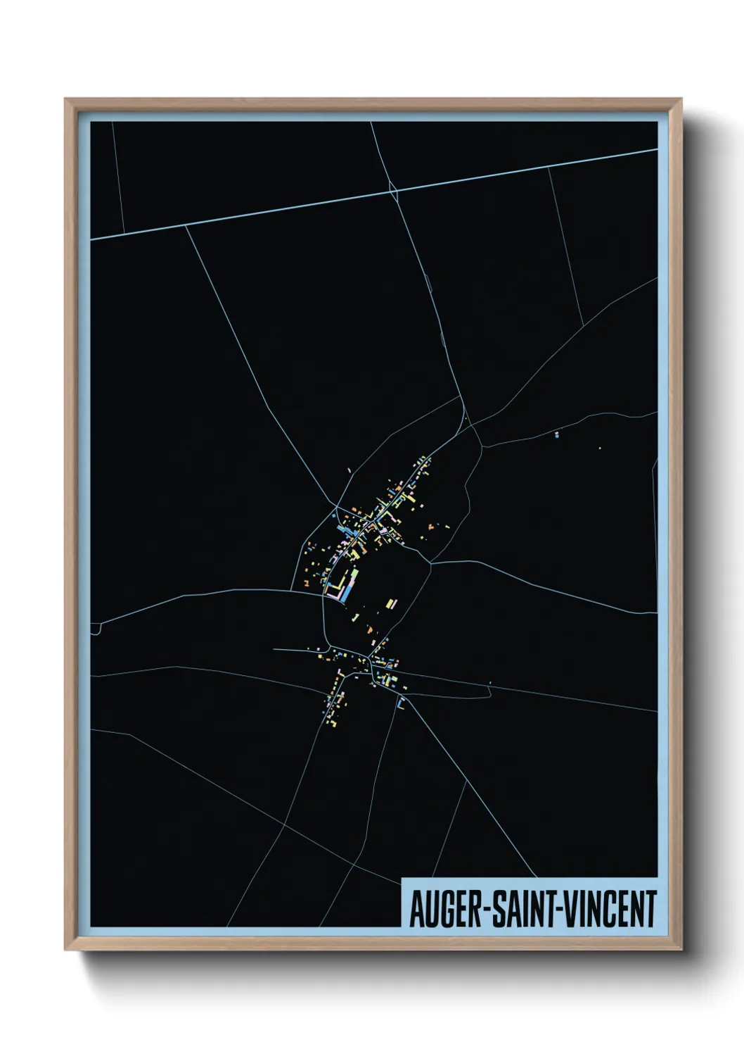 Un poster carteAuger-Saint-Vincent