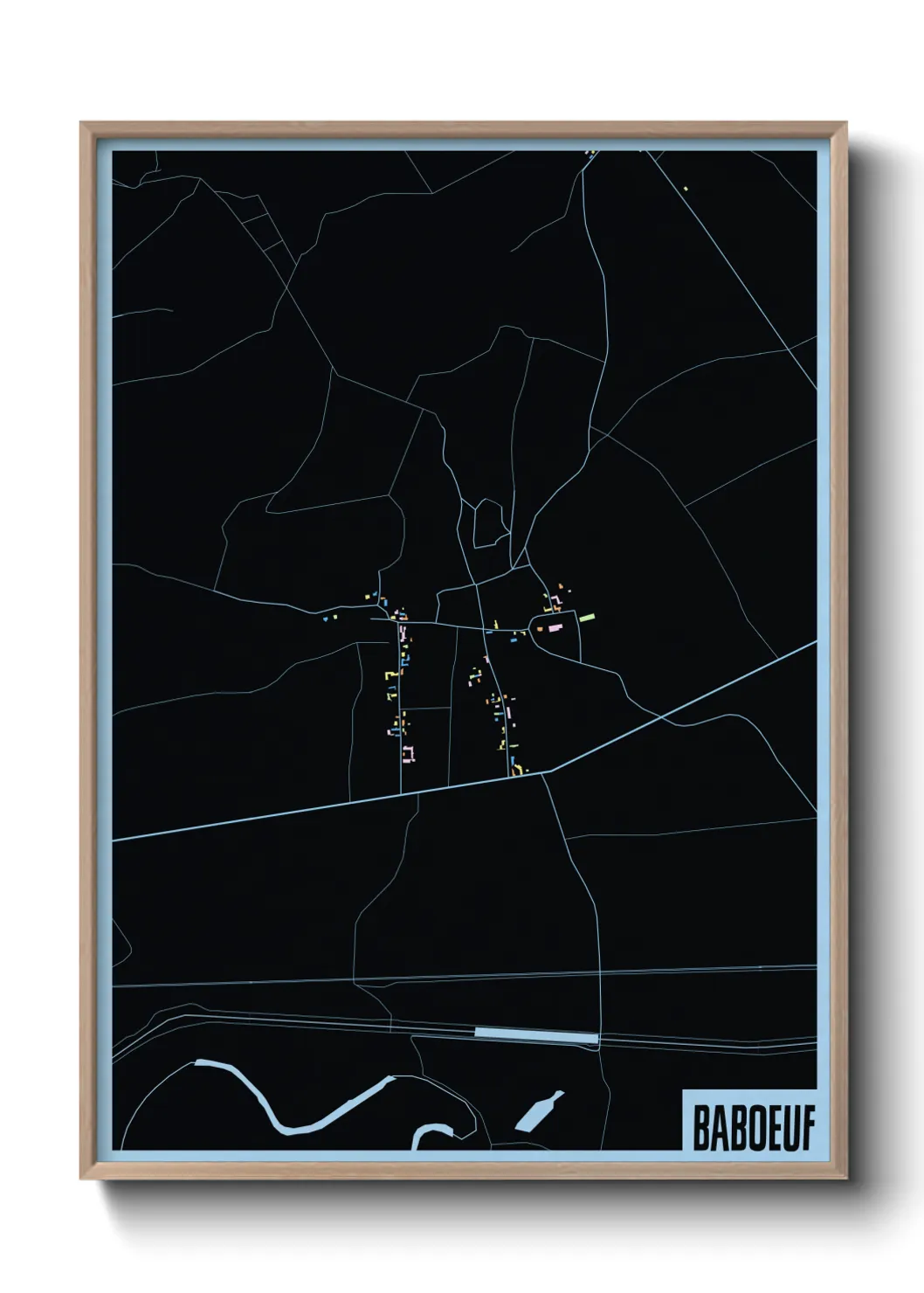 Une affiche de carte sur Baboeuf