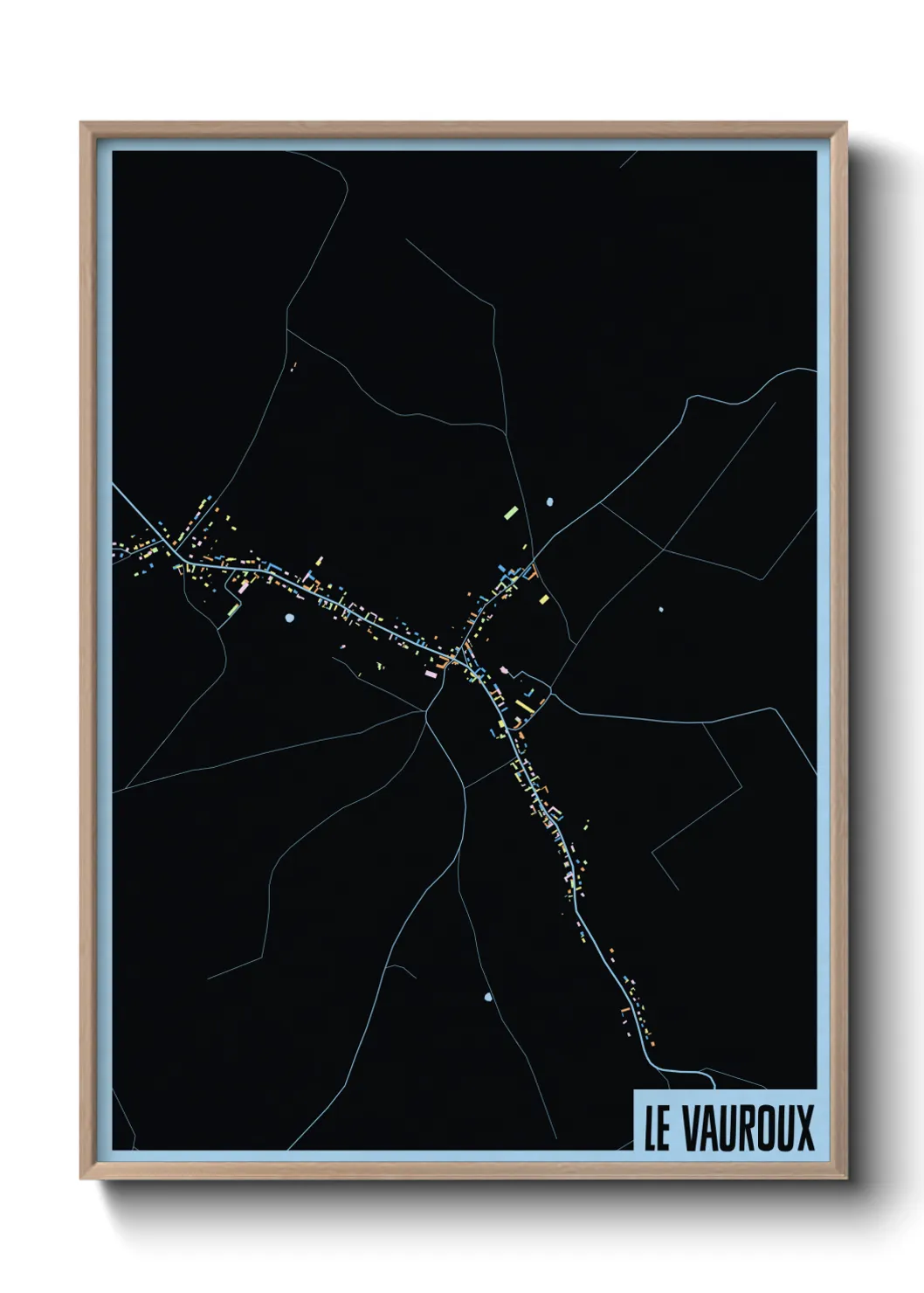 Un poster carteLe Vauroux