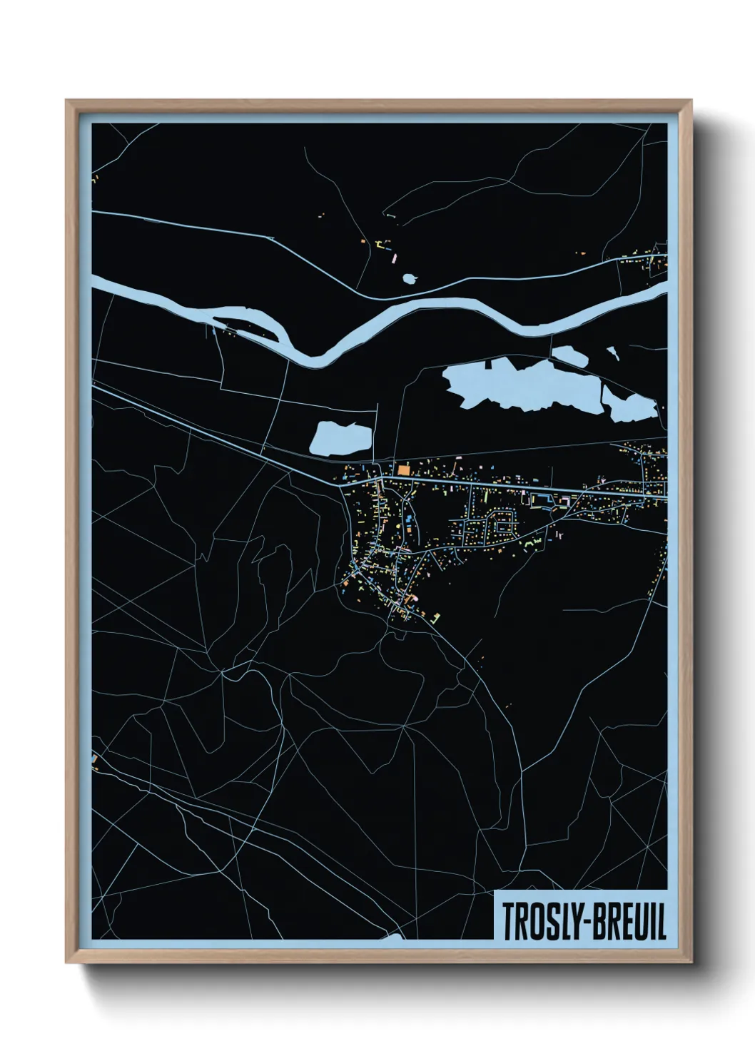 Un poster carteTrosly-Breuil