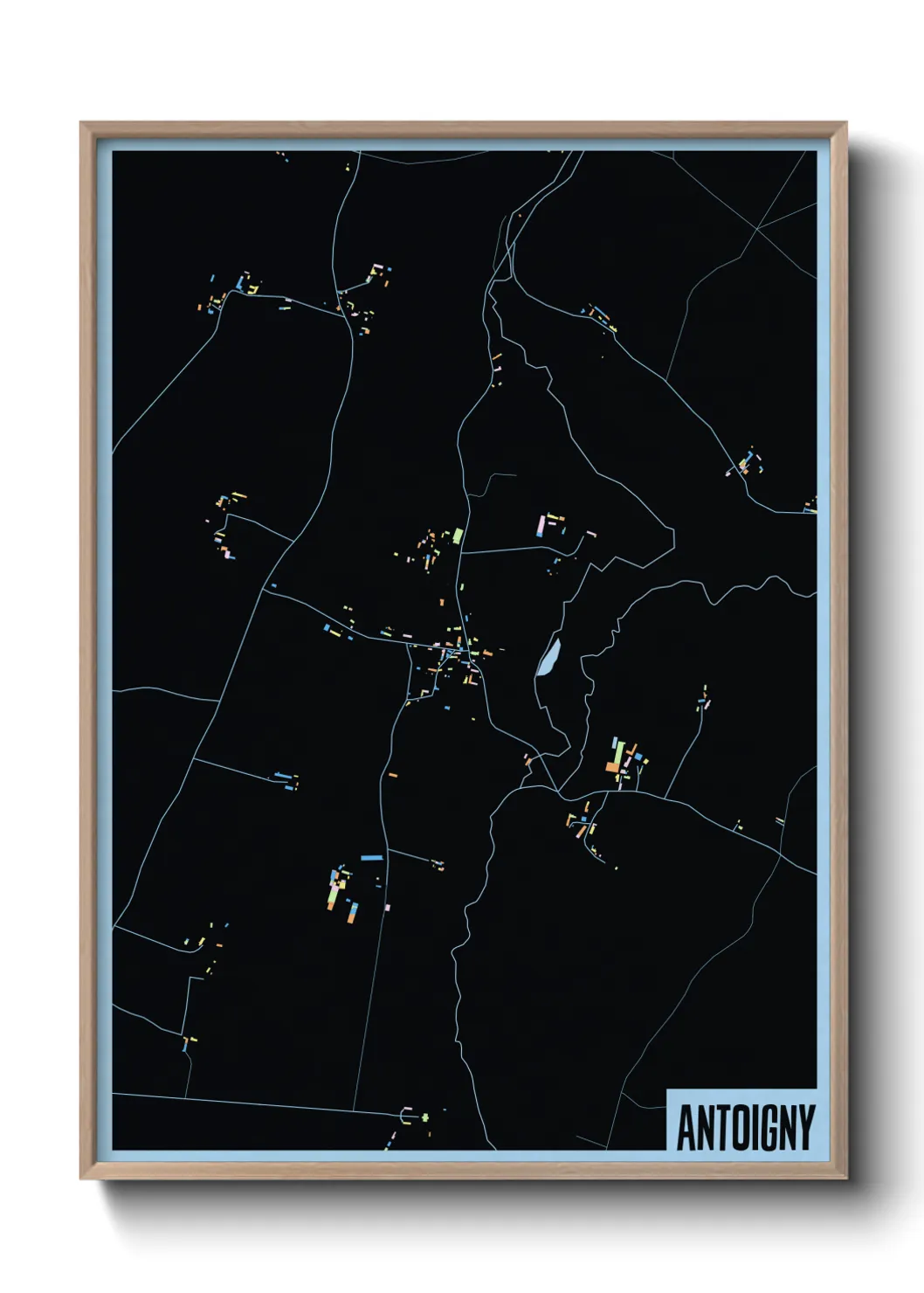 Un poster carteAntoigny