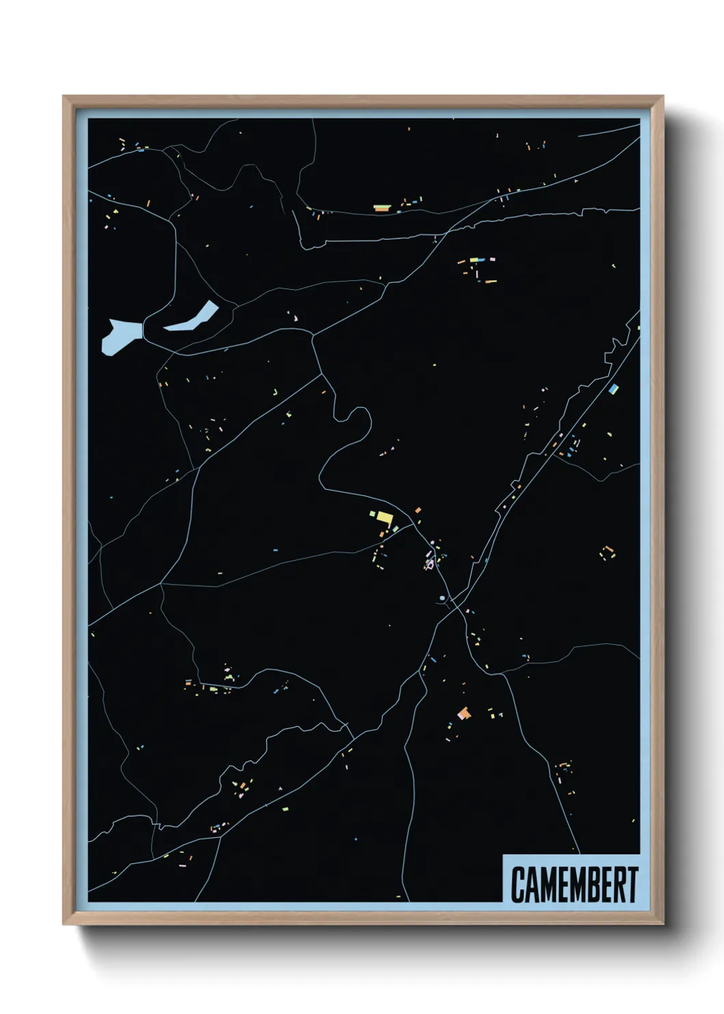 Un poster carteCamembert