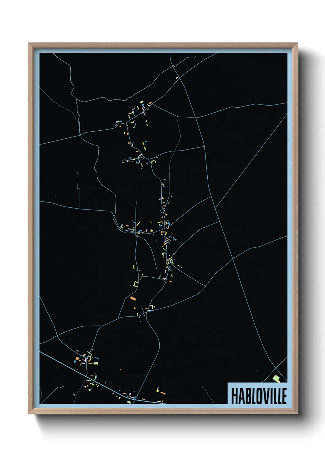 Une affiche de carte sur Habloville