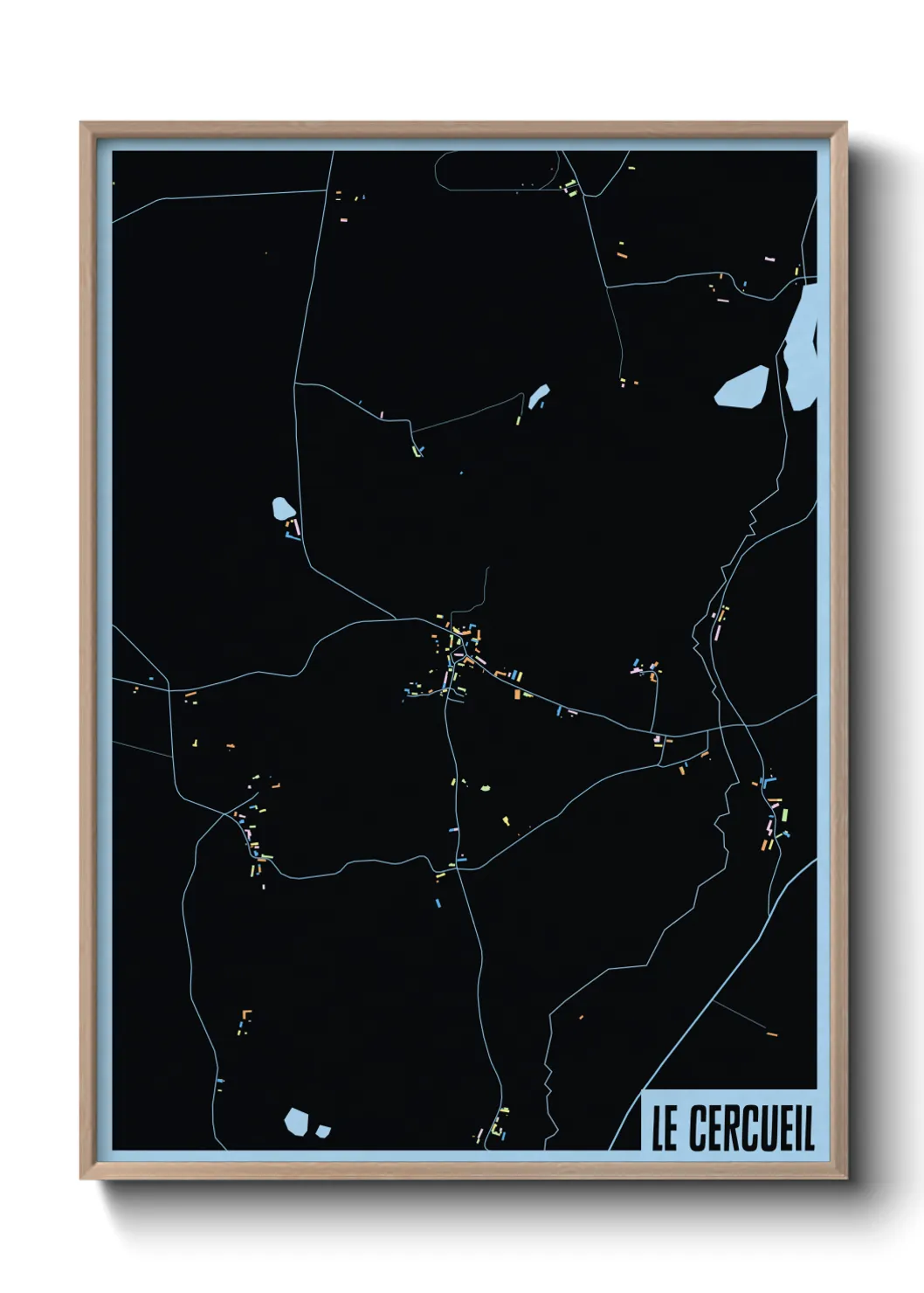 Une affiche de carte sur Le Cercueil