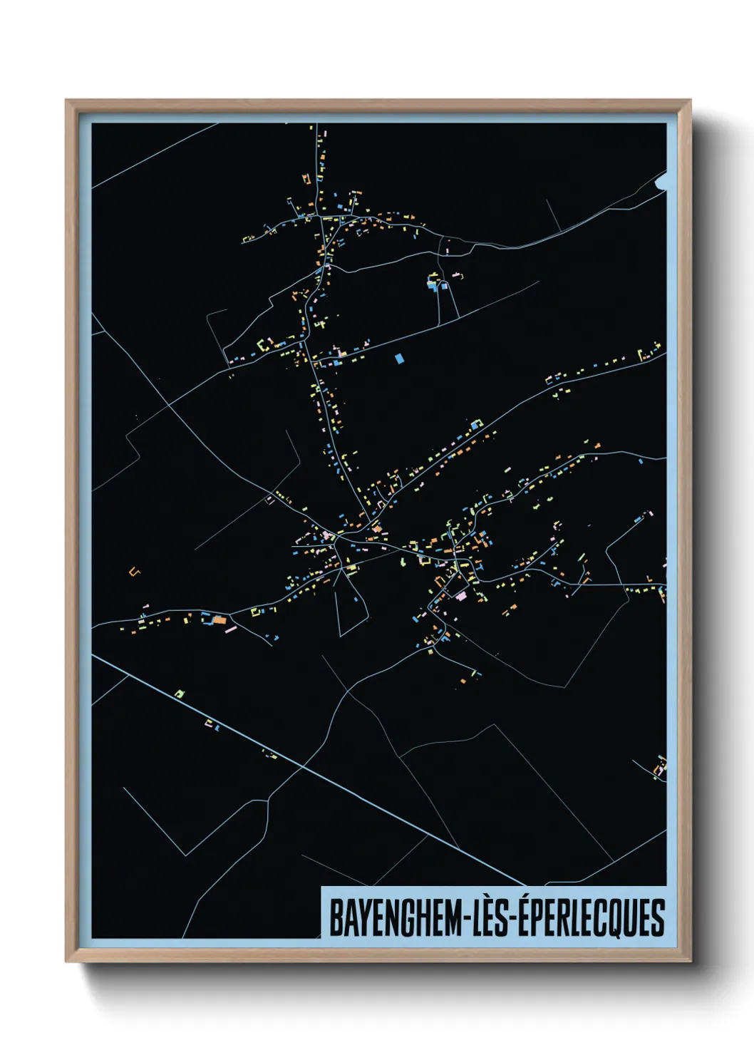 Un poster carteBayenghem-lès-Éperlecques