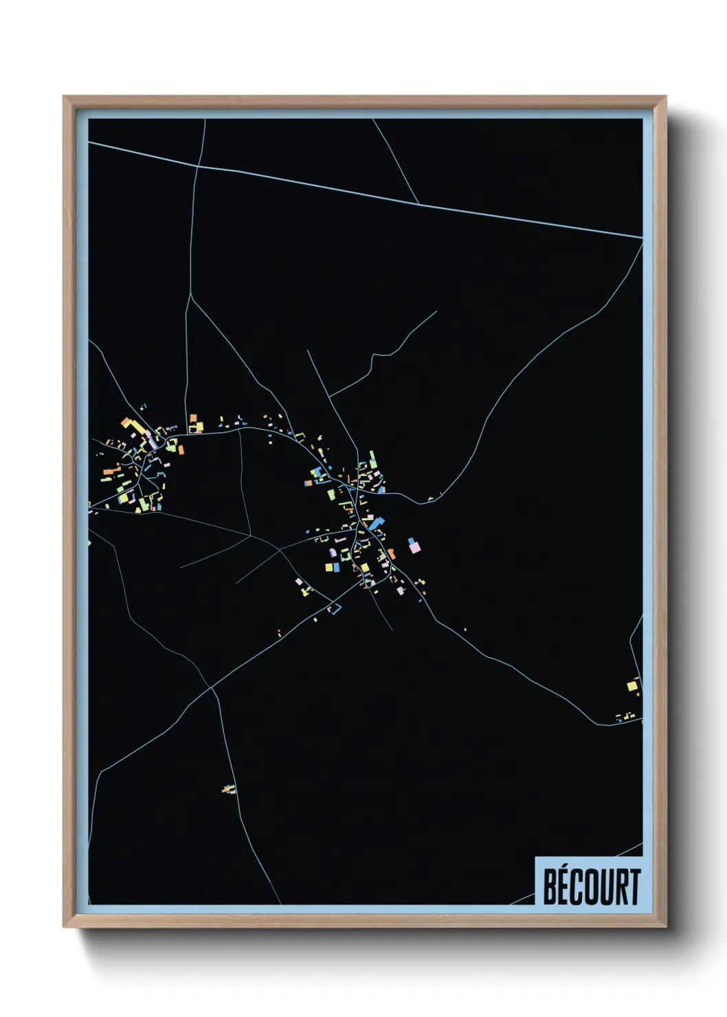 Un poster carteBécourt