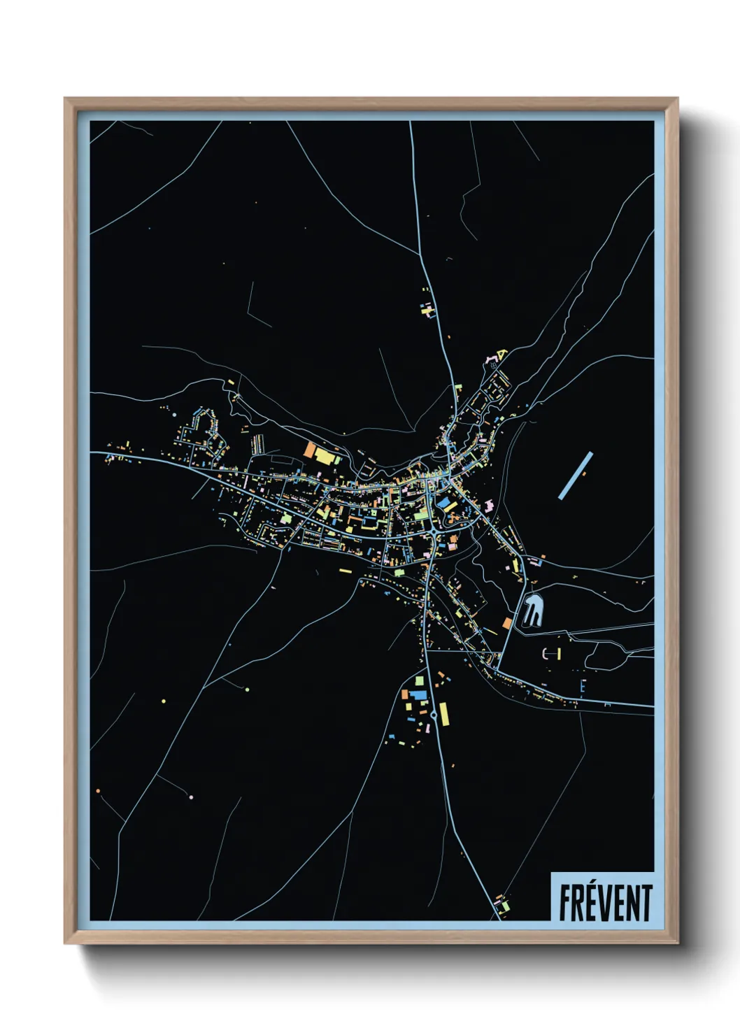 Un poster carteFrévent