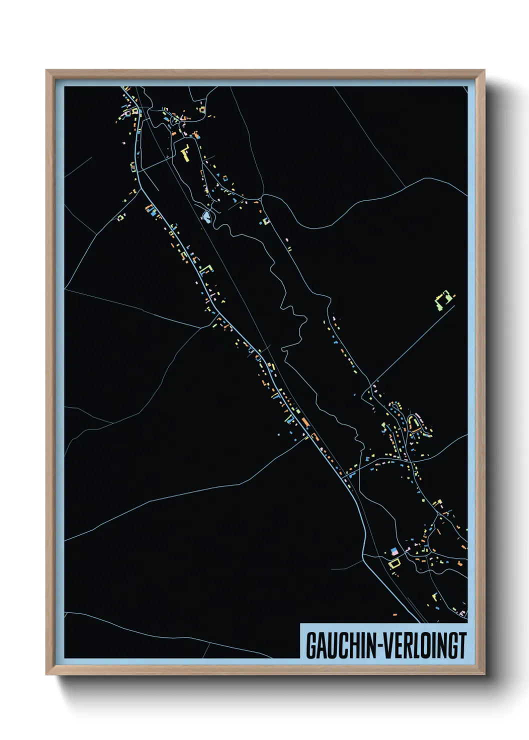 Un poster carteGauchin-Verloingt