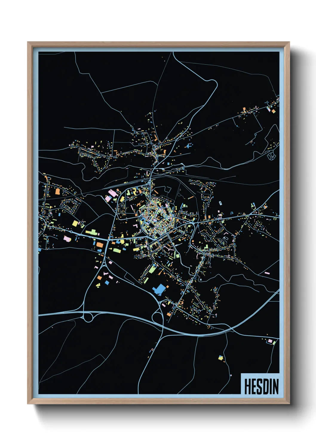 Un poster carteHesdin