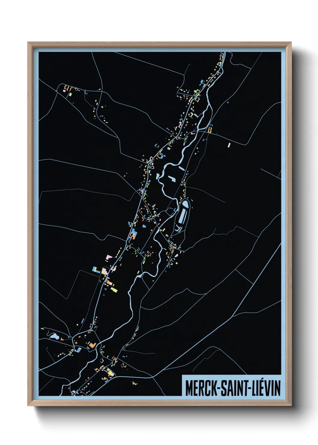 Un poster carteMerck-Saint-Liévin