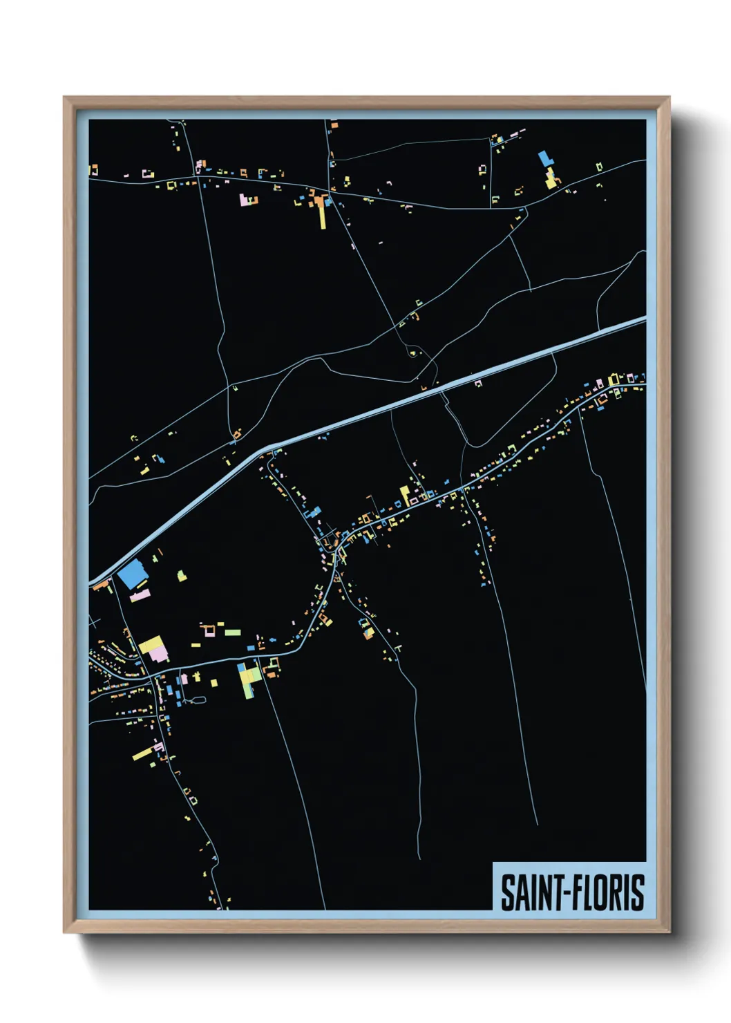 Un poster carteSaint-Floris