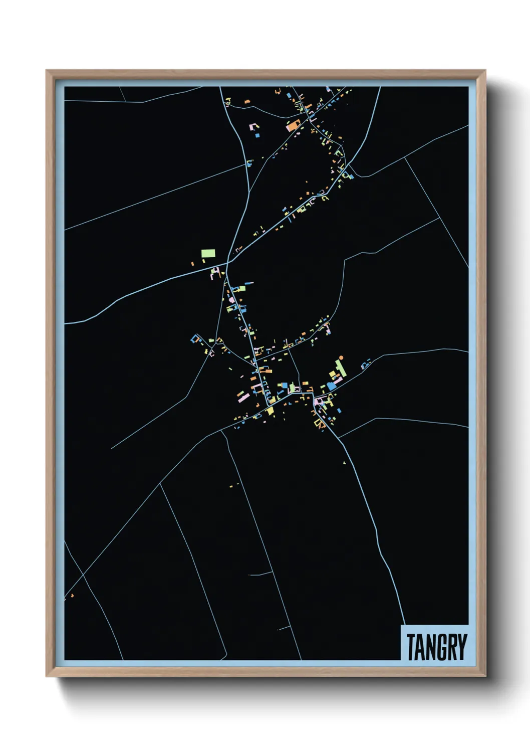 Une affiche de carte sur Tangry