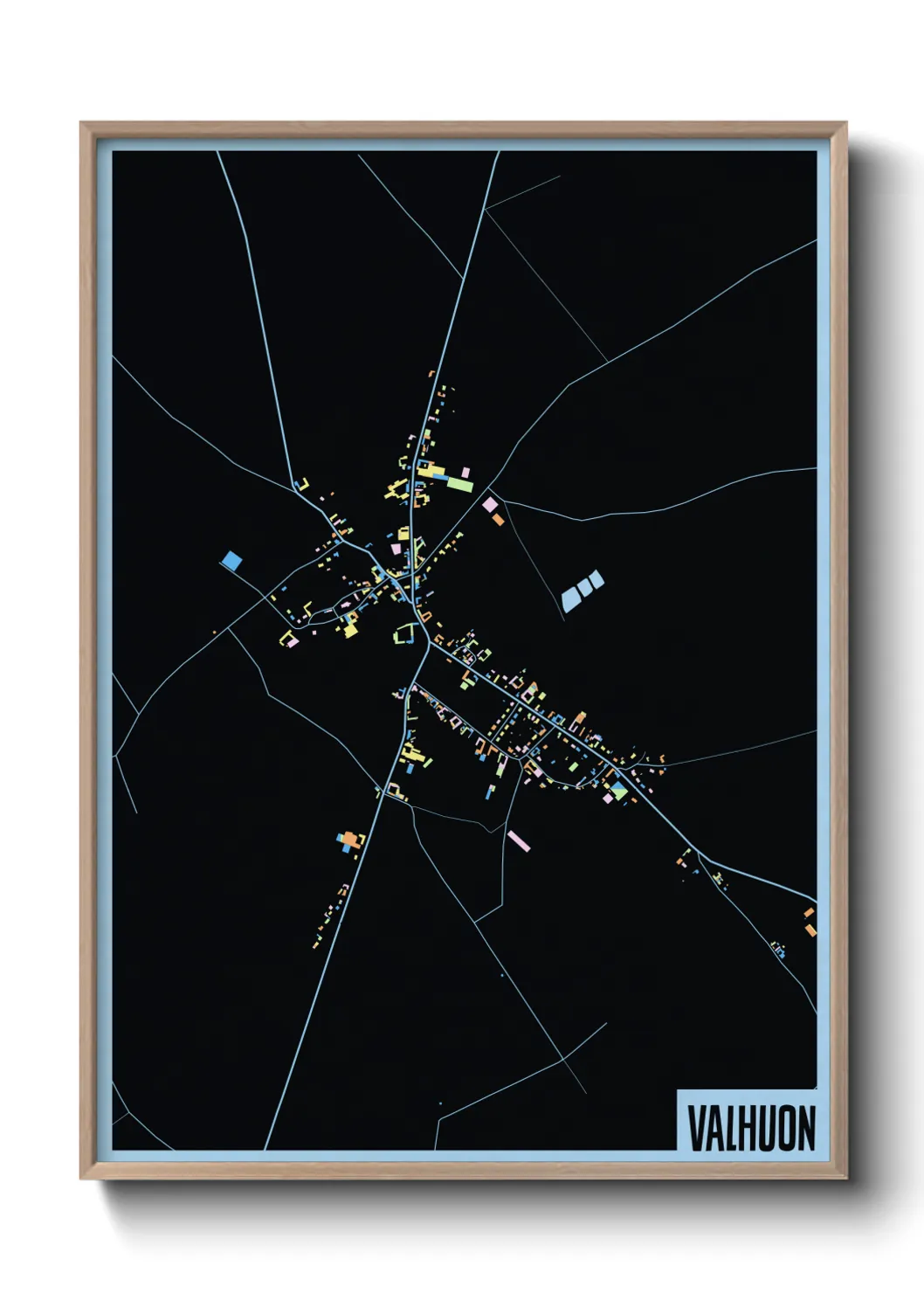 Une affiche de carte sur Valhuon