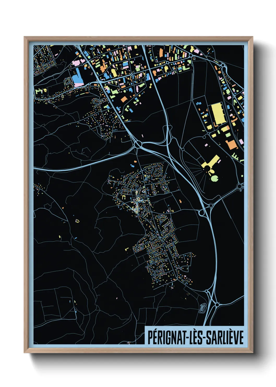 Un poster cartePérignat-lès-Sarliève