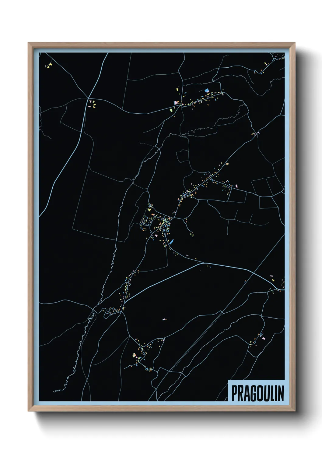 Un poster cartePragoulin