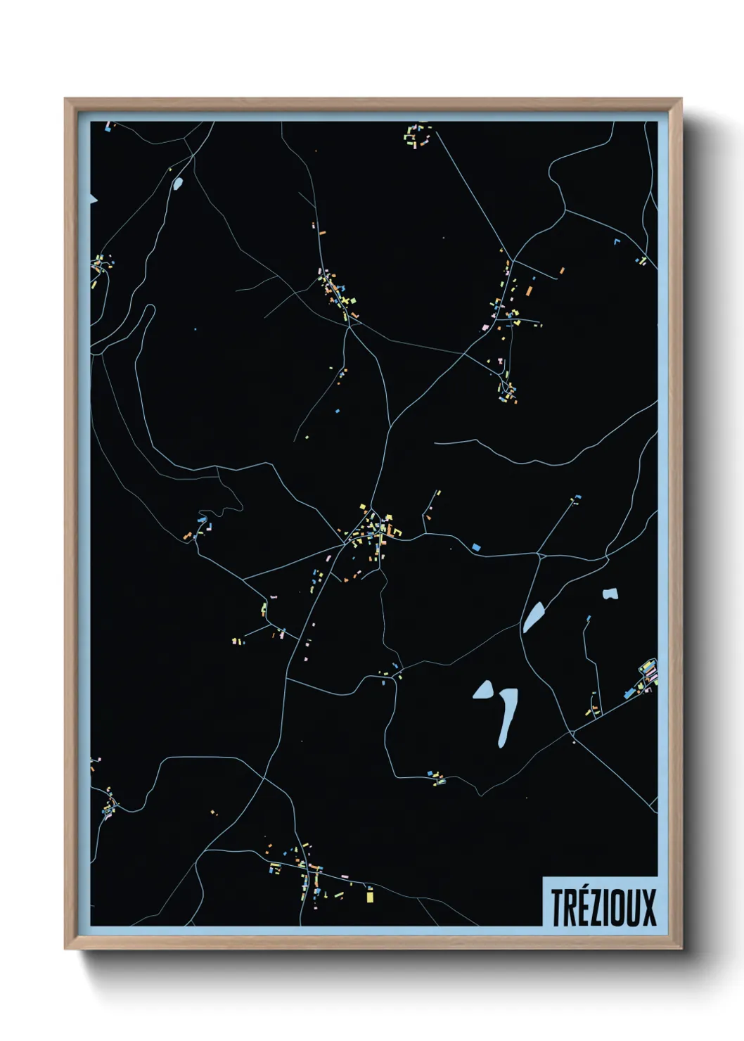 Un poster carteTrézioux