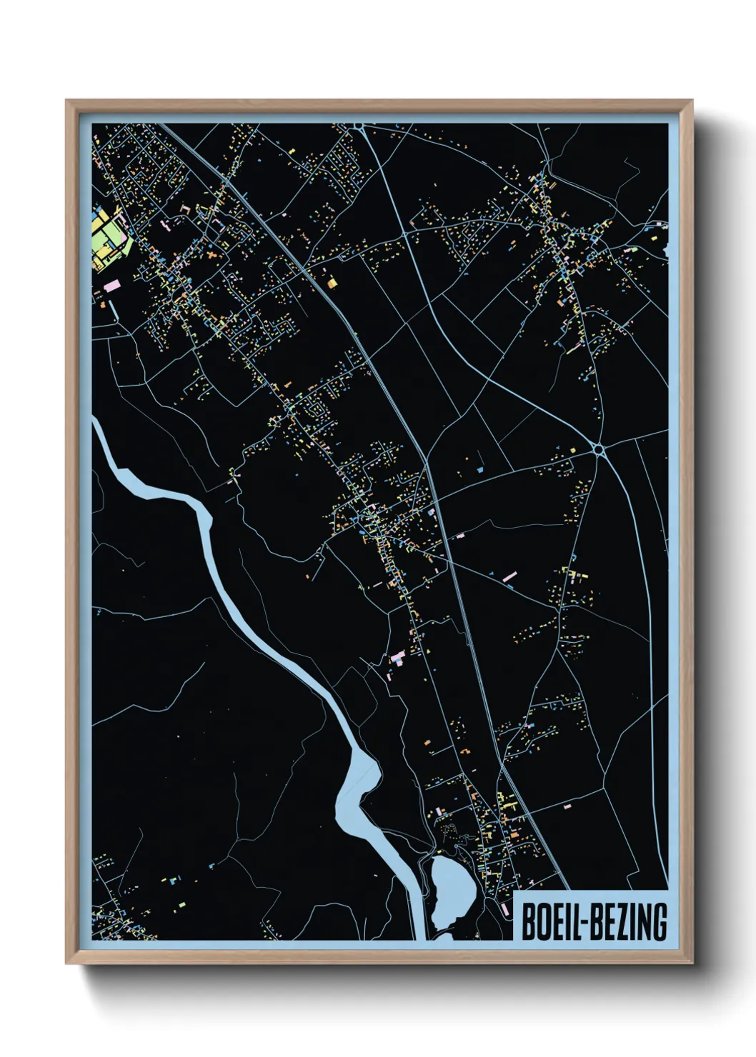 Un poster carteBoeil-Bezing